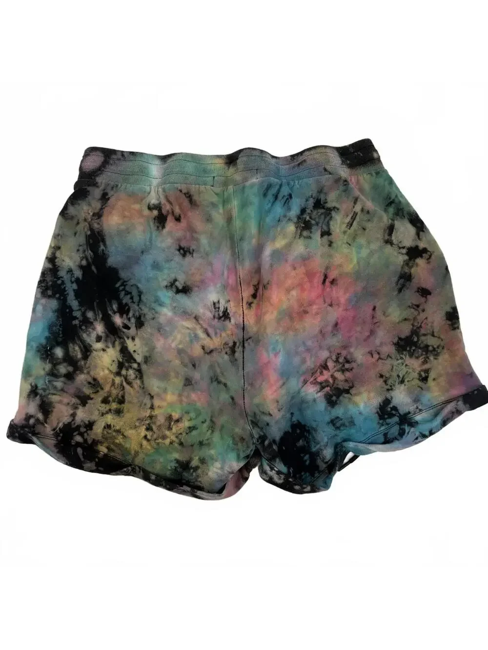 Torrid | Comfy Soft Loungewear Shorts Set Black Pink Blue Tie Dyed Size 1X - Picture 6 of 9